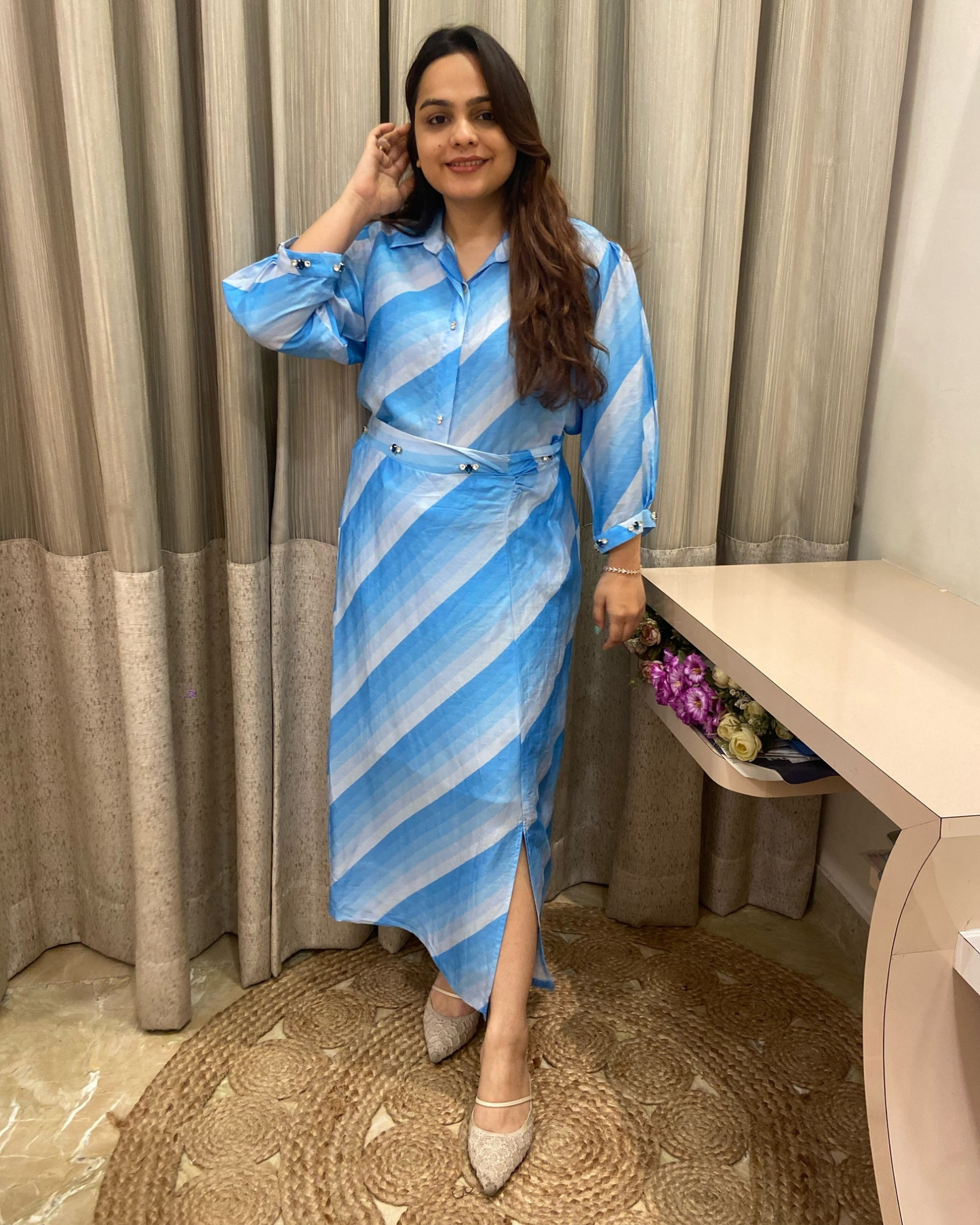 Lehariya Slit Shirt Set