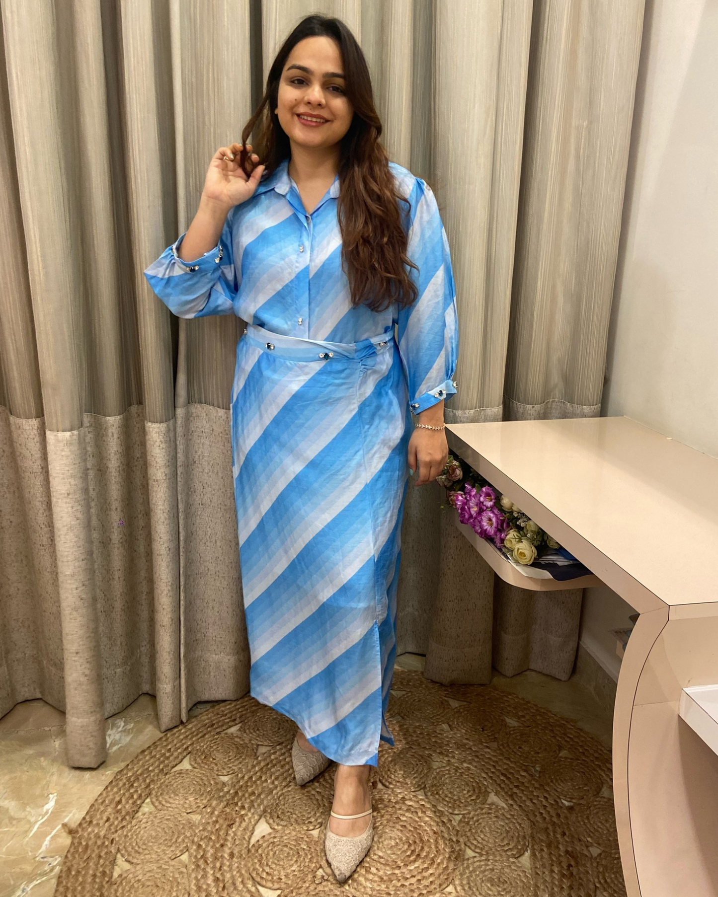 Lehariya Slit Shirt Set