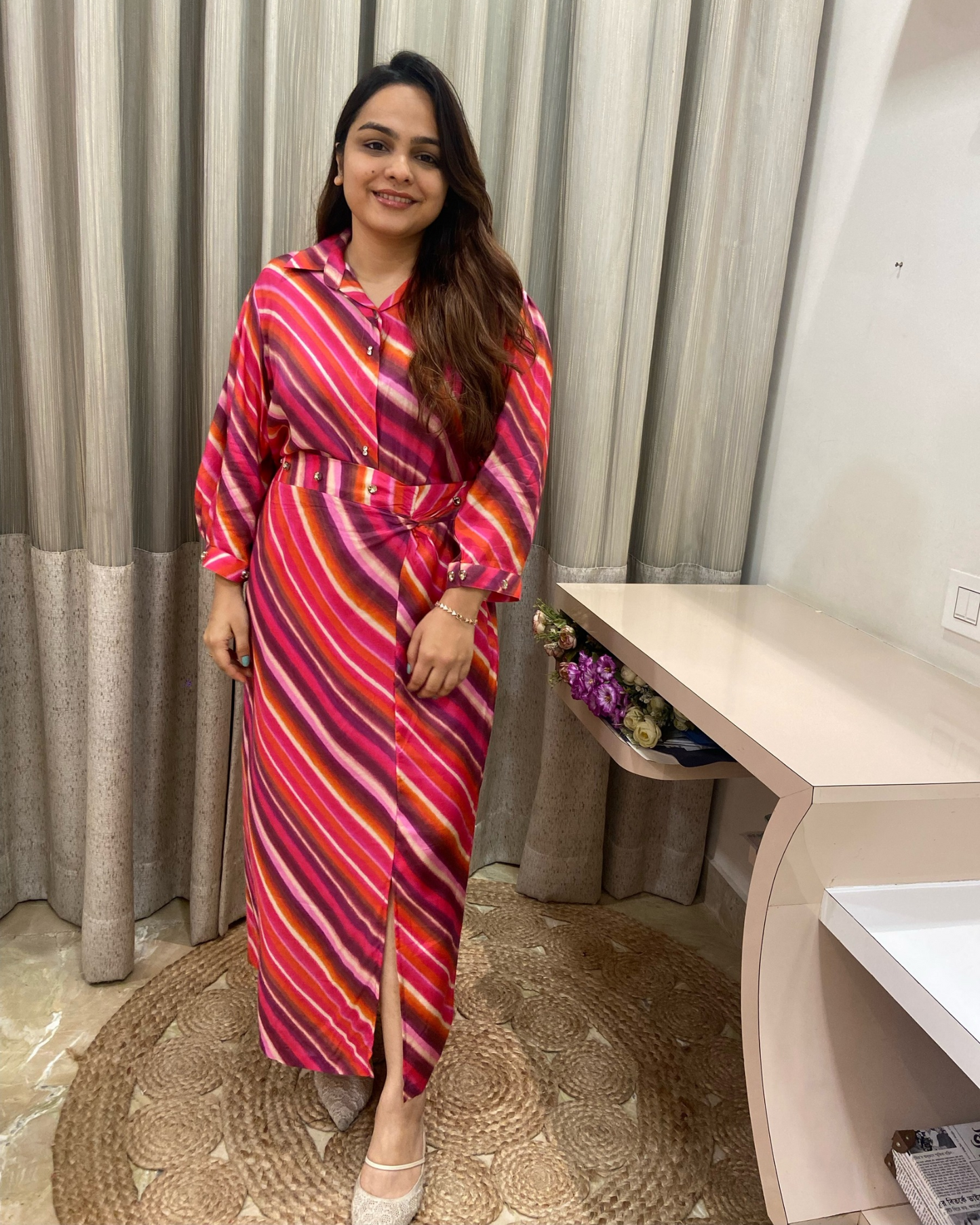 Lehariya Slit Shirt Set
