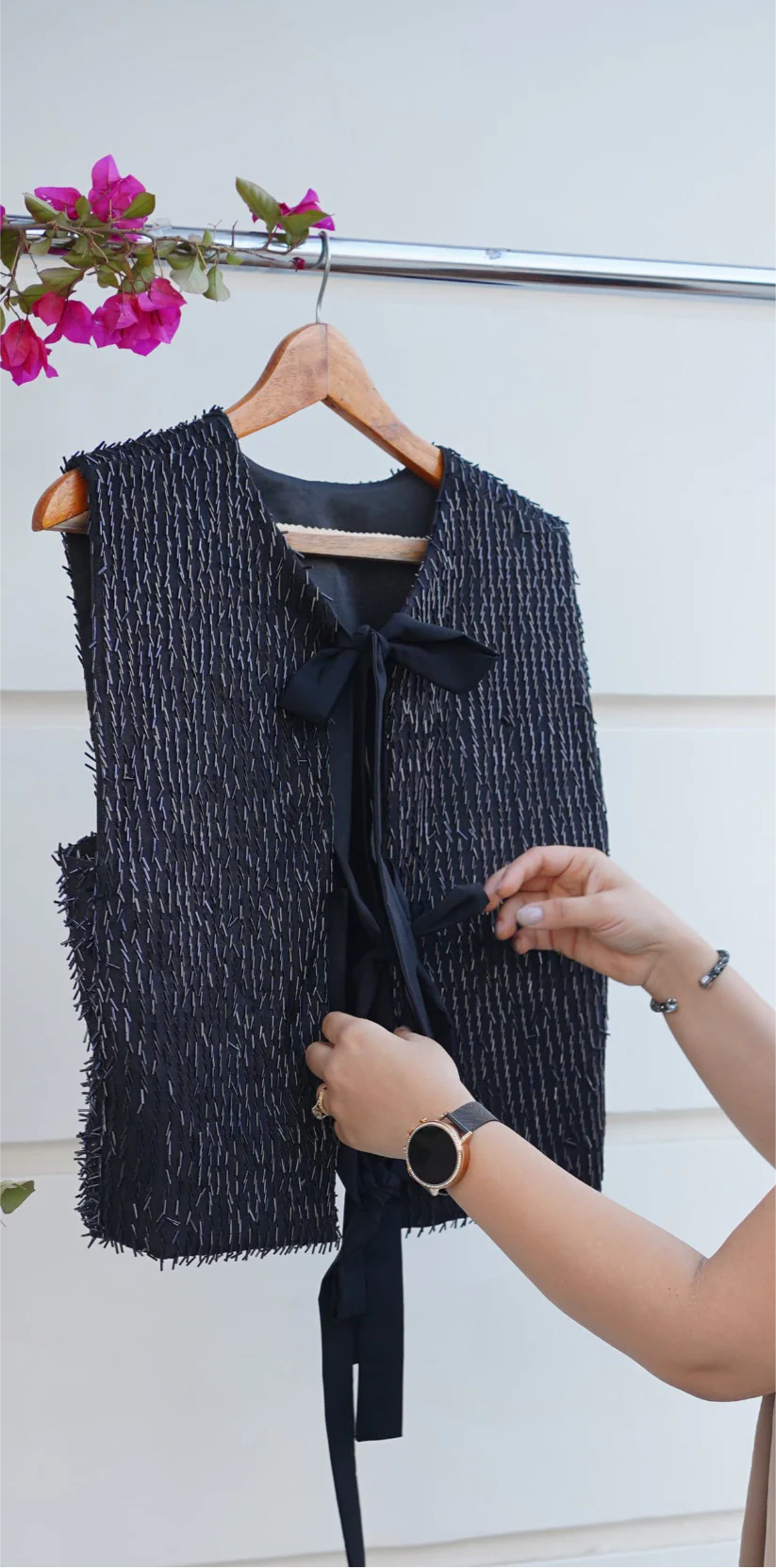 Dazzled Waistcoat Front Tie-up